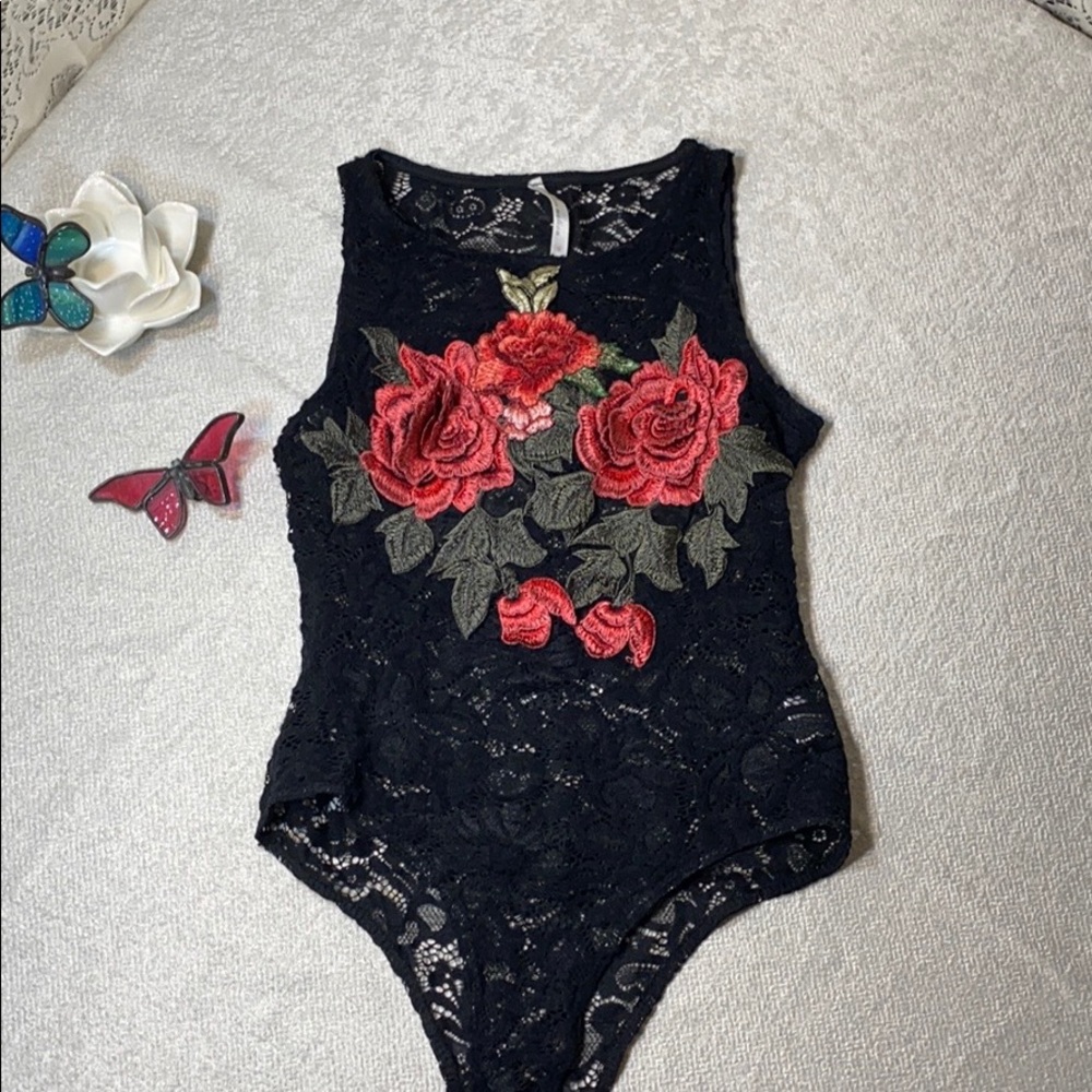 Love nation lace body suit